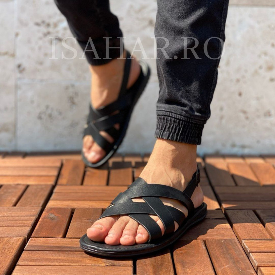 Sandale barbati, model casual, confortabile, ISAHAR