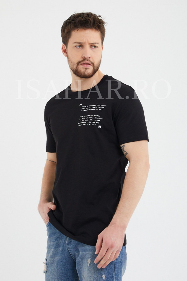 Tricou barbati , model BREEZY premium, croiala slim, ISAHAR
