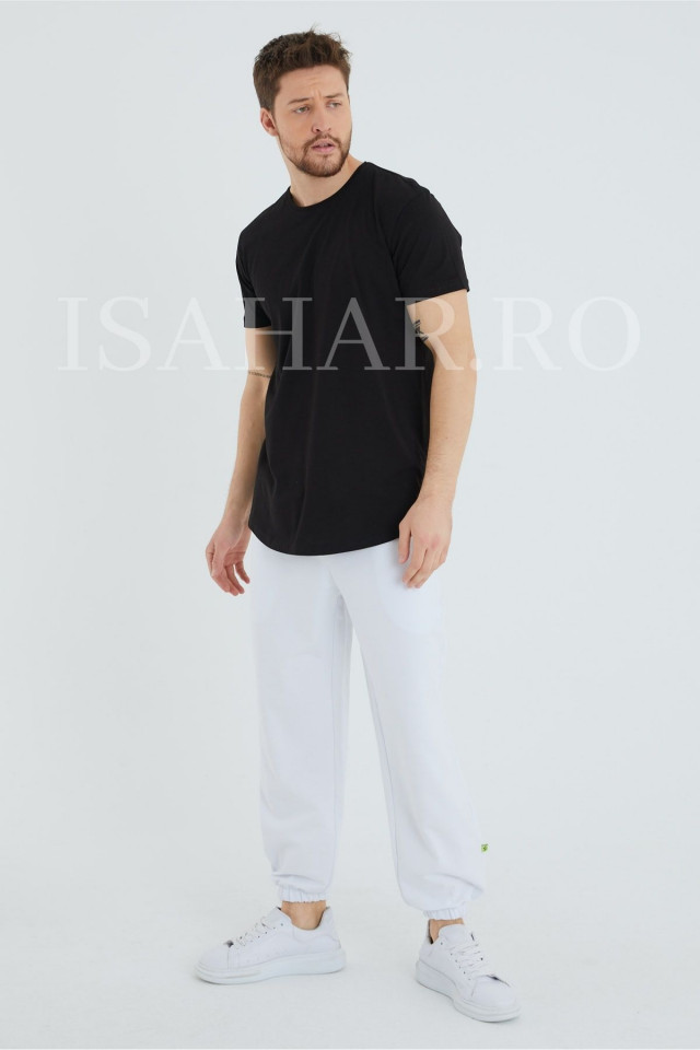 Tricou barbati , negru, material premium, model BREEZY, ISAHAR
