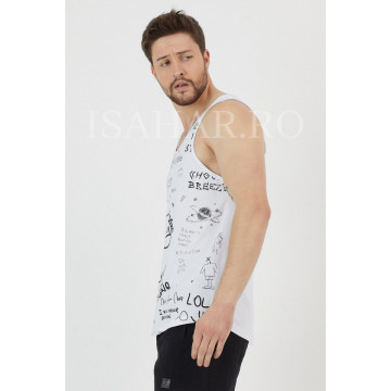 Maiou barbati, BREEZY, material premium, imprimeu tex , ISAHAR