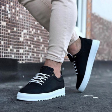 Pantofi sport barbati, negri, Armyx, super model, casual, ISAHAR