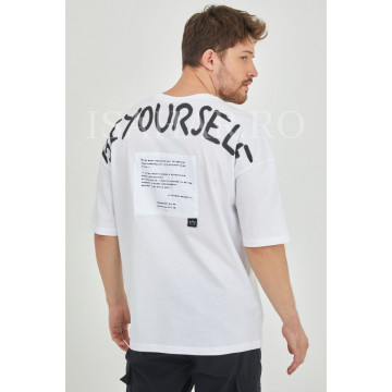 Tricou barbati BREEZY, casual, din bumbac premium, model super cool, Isahar