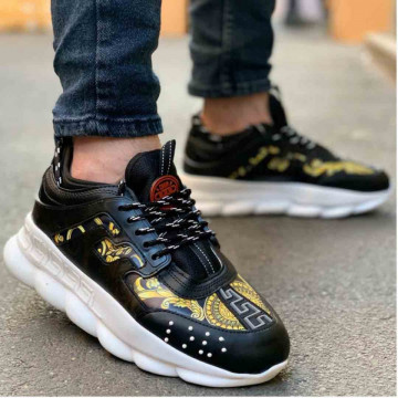 Pantofi sport negri, foarte usori si comozi, model casual, Isahar