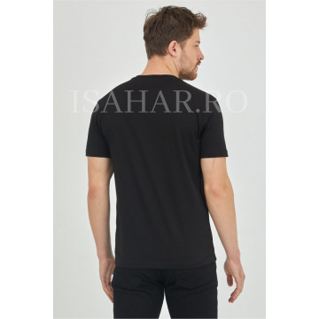 Tricou cu imprimeu pentru barbati , BREEZY, casual, din bumbac, ISAHAR