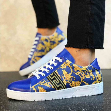 Pantofi casual albastri, cu talpa usoara din spuma, ISAHAR
