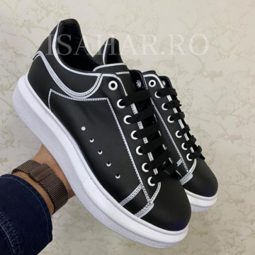 Pantofi sport barbati, negri, calitate premium, ISAHAR