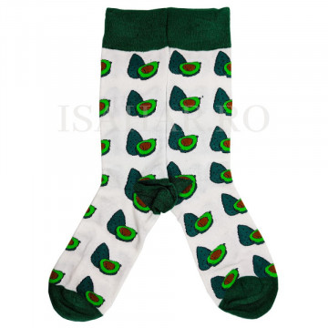 Sosete din bumbac premium, model avocado, calitate superioara, ISAHAR