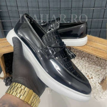 Mocasini barbati, pentru o tinuta casual dar si eleganta, talpa usoara, ISAHAR