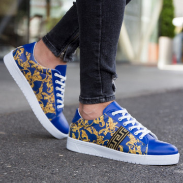Pantofi casual albastri, cu talpa usoara din spuma, ISAHAR
