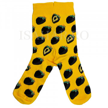 Sosete din bumbac premium, model banana, calitate superioara,casual, ISAHAR