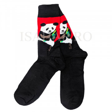 Sosete din bumbac premium, model panda, calitate superioara, ISAHAR