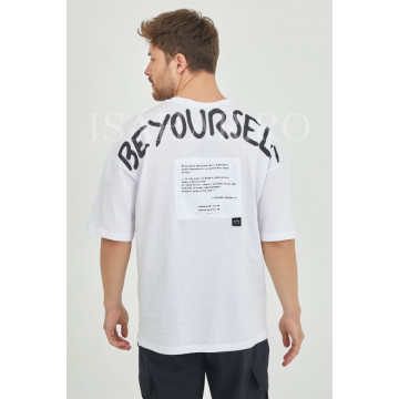 Tricou barbati BREEZY, casual, din bumbac premium, model super cool, Isahar