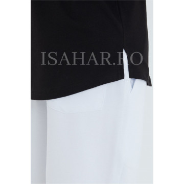 Tricou barbati , negru, material premium, model BREEZY, ISAHAR