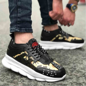 Pantofi sport negri, foarte usori si comozi, model casual, Isahar