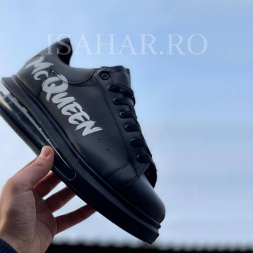 Pantofi sport negri, talpa AIR MAX , model casual ISAHAR