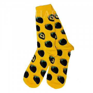 Sosete din bumbac premium, model banana, calitate superioara, ISAHAR