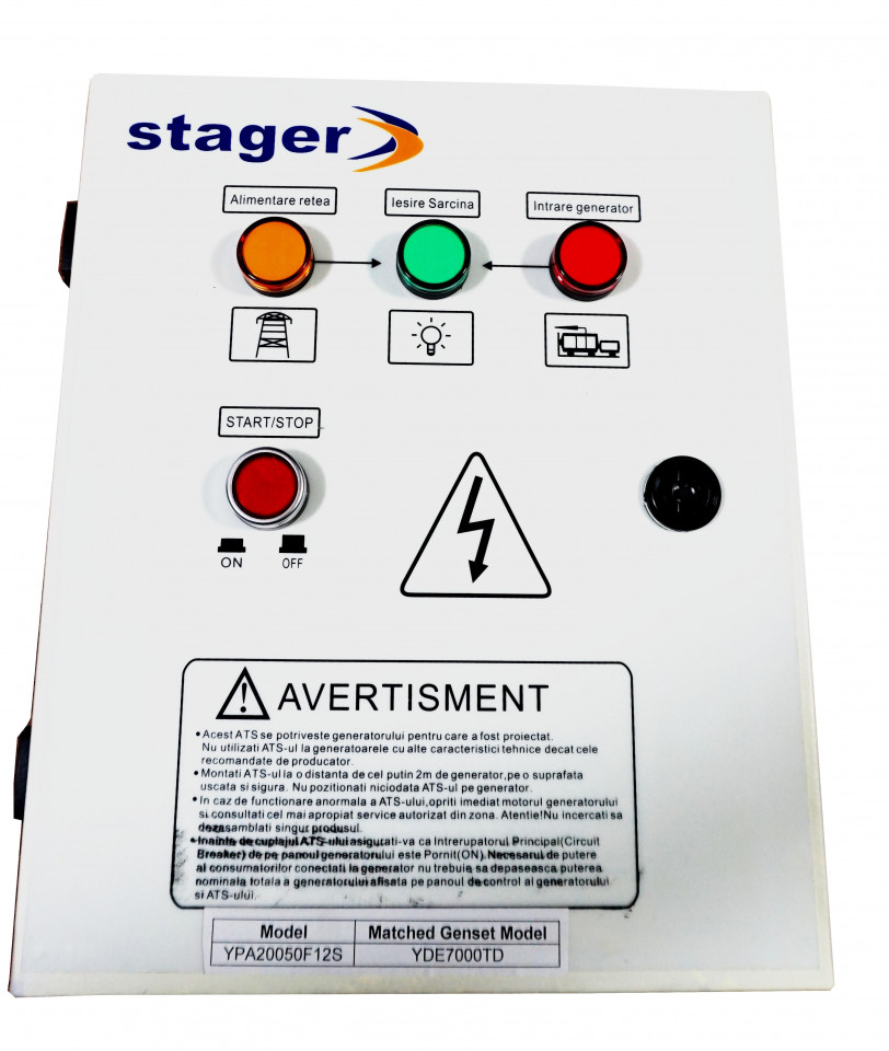 Stager YPA20050F12S automatizare monofazata 50A