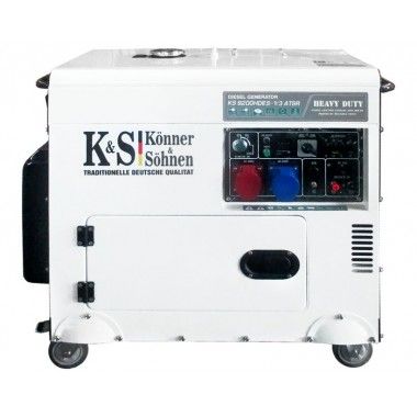 Generator de curent diesel 6.4 kW, KS 9200DE-1/3 HD ATSR - Konner and Sohnen