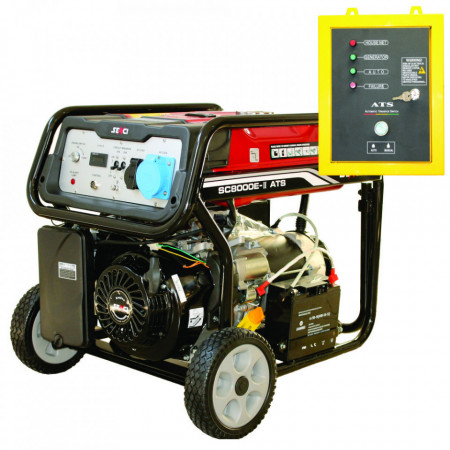 Generator SC-8000-ATS, Putere max. 7.0 kw, 230V, AVR, motor benzina
