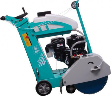 Taietorul de beton-asfalt  Terra 450 H39, disc 450 mm, adancime taiere 165 mm, motor benzina, 11.6 cp