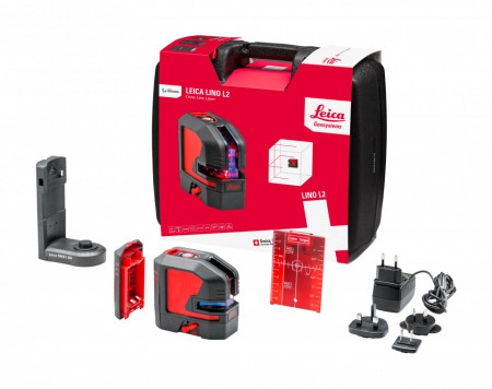 Nivela Laser cu linii in cruce, Lino L2 - Leica