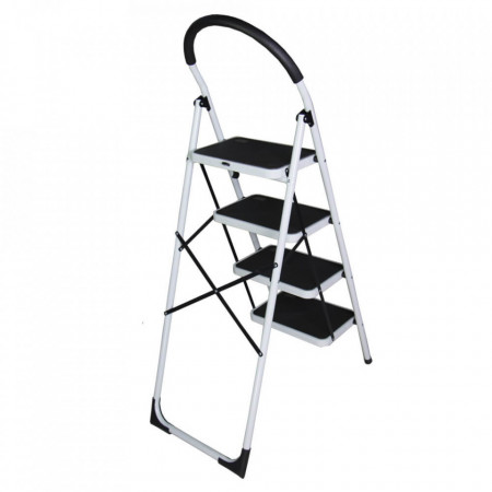 Scara otel 4 trepte, 95cm pentru interior STR0204 