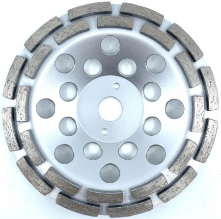 upa diamantata, rand dublu diamant - Beton/Abrazive 180mm Profesional Standard - DXDY.SDCC.180