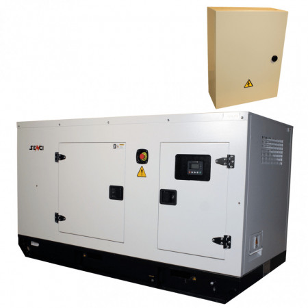 Generator Senci- SCDE 34YS-ATS,putere max. 34 kVA, 400V, AVR, motor Diesel