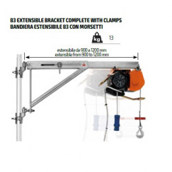 Suport de fixare cu cleme B3 - Officine Iori