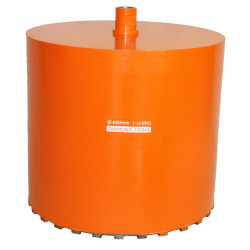 Carota diamantata 450×400 mm, prindere 1 ¼” UNC