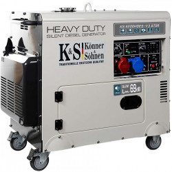 Generator de curent diesel 7.5 kW, KS 9202HDES-1/3 ATSR (Euro 2) - Konner and Sohnen