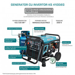 Generator de curent inverter 4.0 kW, HIBRID, KS 4100iEG - Konner and Sohnen