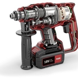 Ciocan rotopercutor SDS PLUS cu acumulatori FLEX CHE 18.0-EC 5.0 Set
