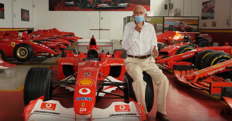 Watch: Interview with Rory Byrne, Chief Designer of the Ferrari F2002