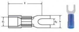 PAPUCI IZOLATI TIP FURCA 4/6 MMP M5 - YELLOW /100 buc