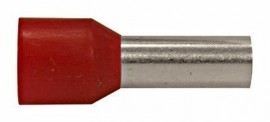 PINI TERMINALI IZOLATI DUBLI ROSU 2x 10/14 mmp - pac 100 buc