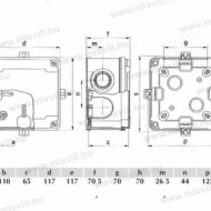 CUTIE PLASTIC ABS 110X110X65 IP67