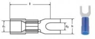 PAPUCI IZOLATI TIP FURCA 1,5-2,5 MMP M4 - BLUE /100 buc