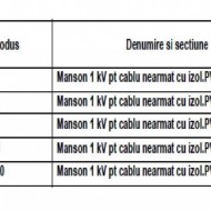 MANSON PENTRU CABLU ARMAT 1kV 5x10mmp