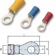 PAPUCI IZOLATI TIP INEL 0.5/1.0 MMP M3 - RED /100 buc