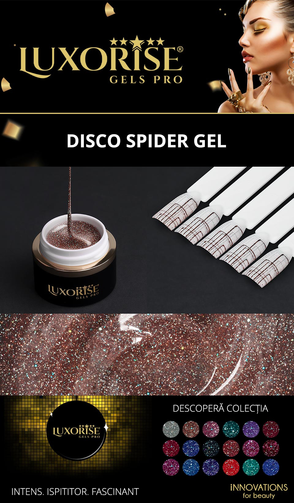 disco spider gel luxorise