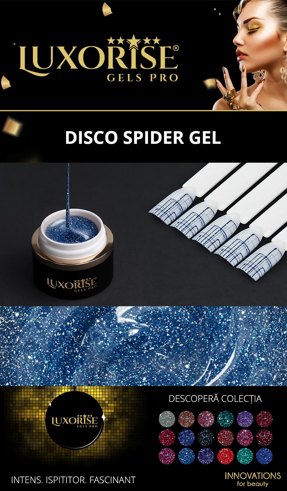 disco spider gel luxorise