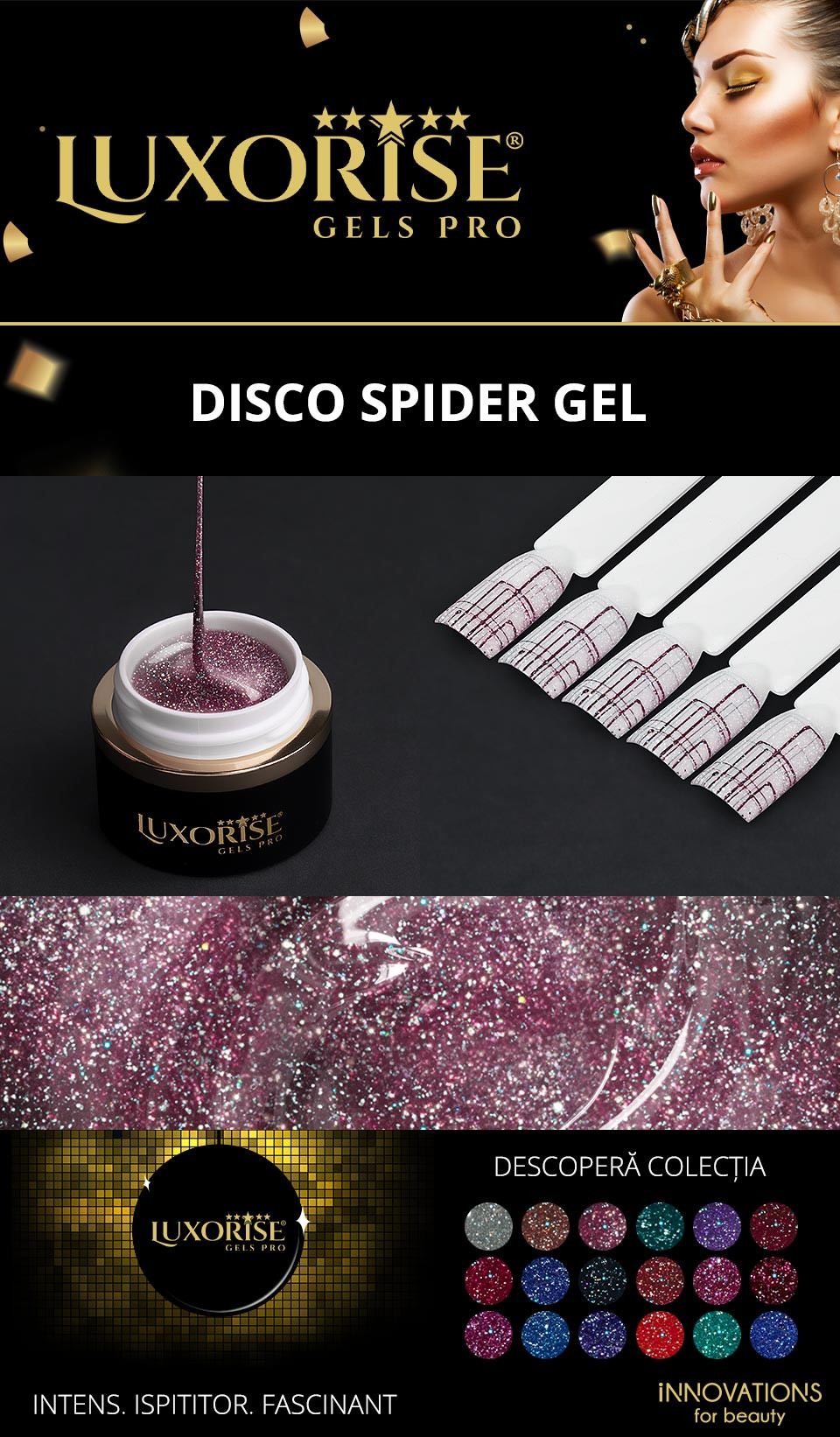 disco spider gel luxorise
