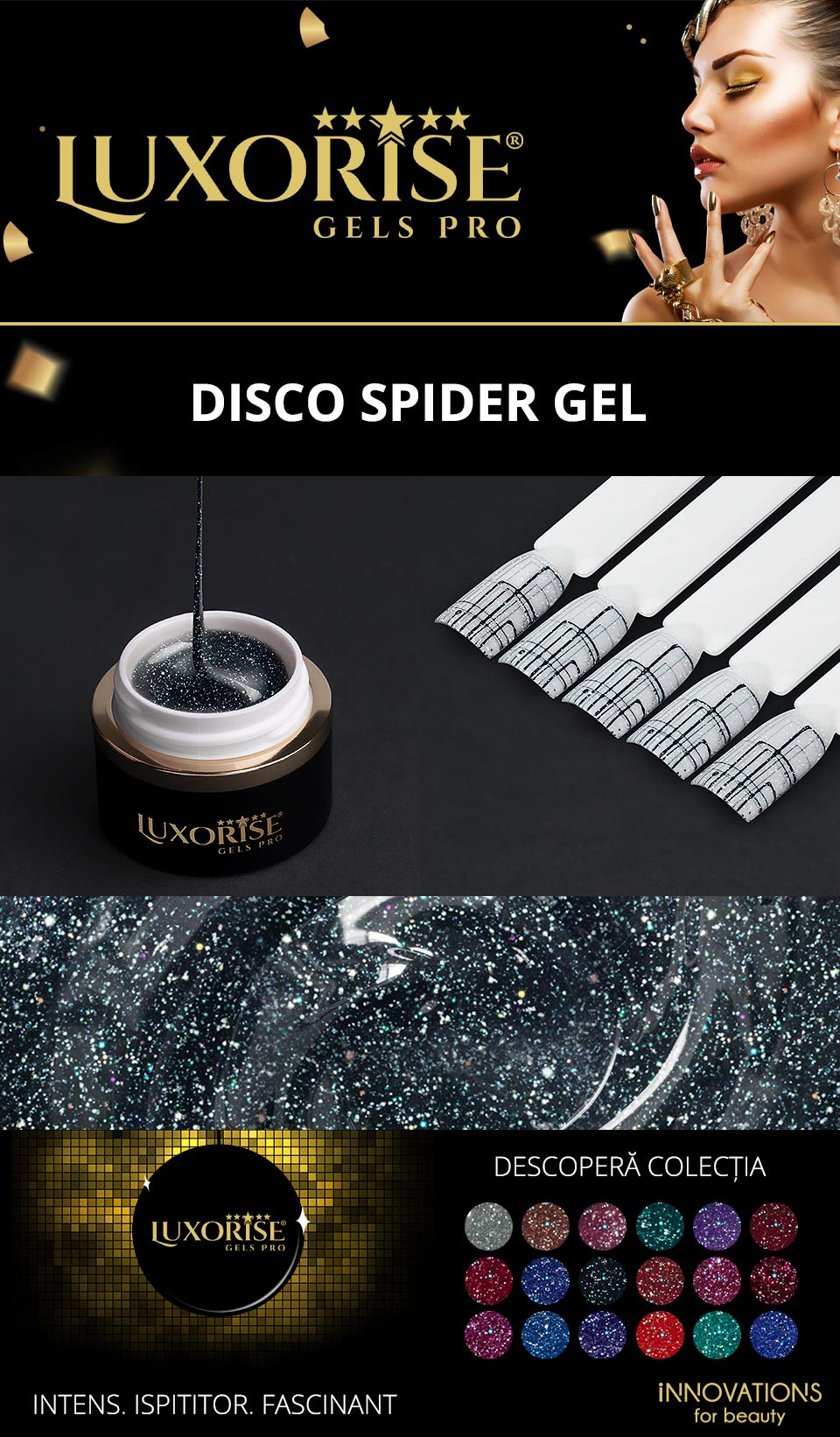 disco spider gel luxorise