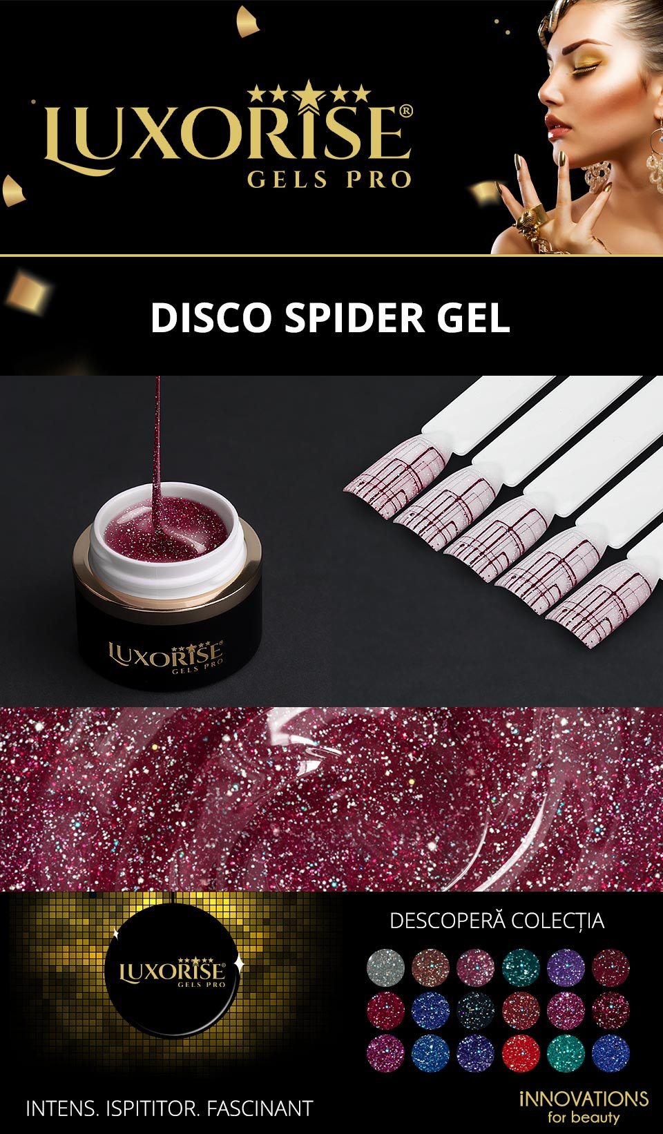 disco spider gel luxorise