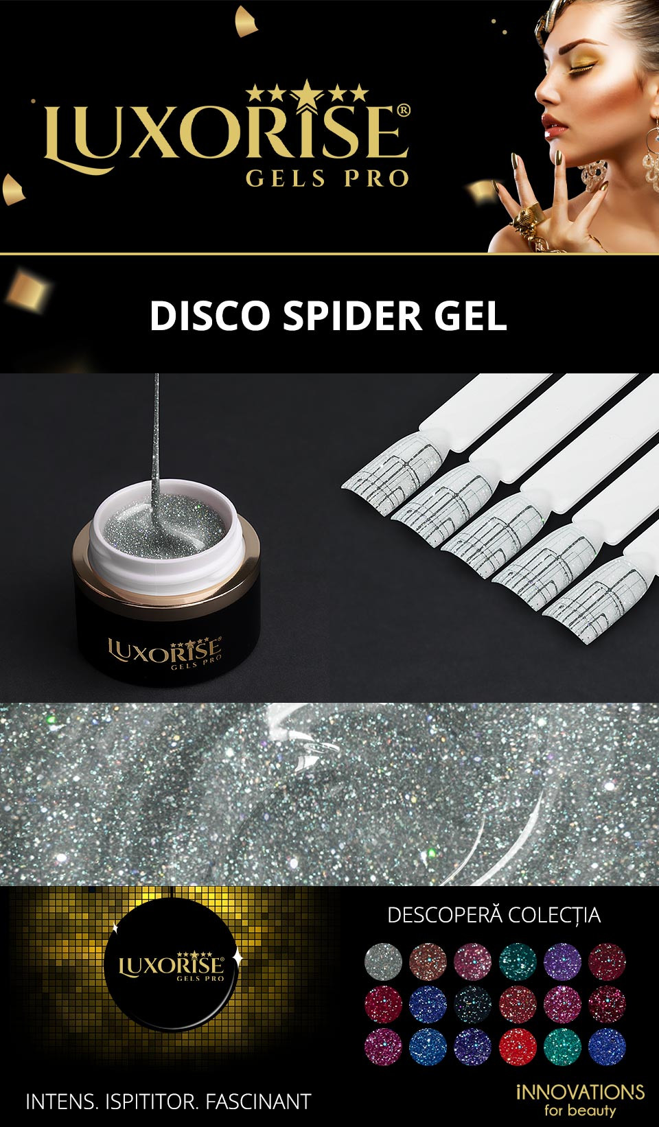 disco spider gel LUXORISE moonlight dream