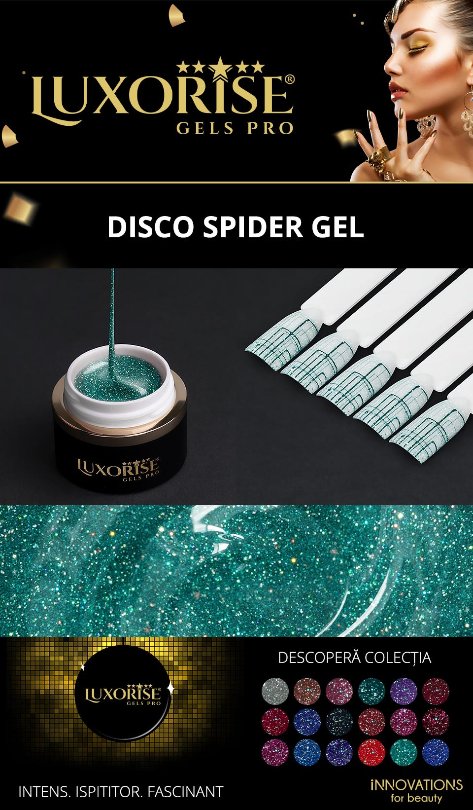 disco spider gel luxorise