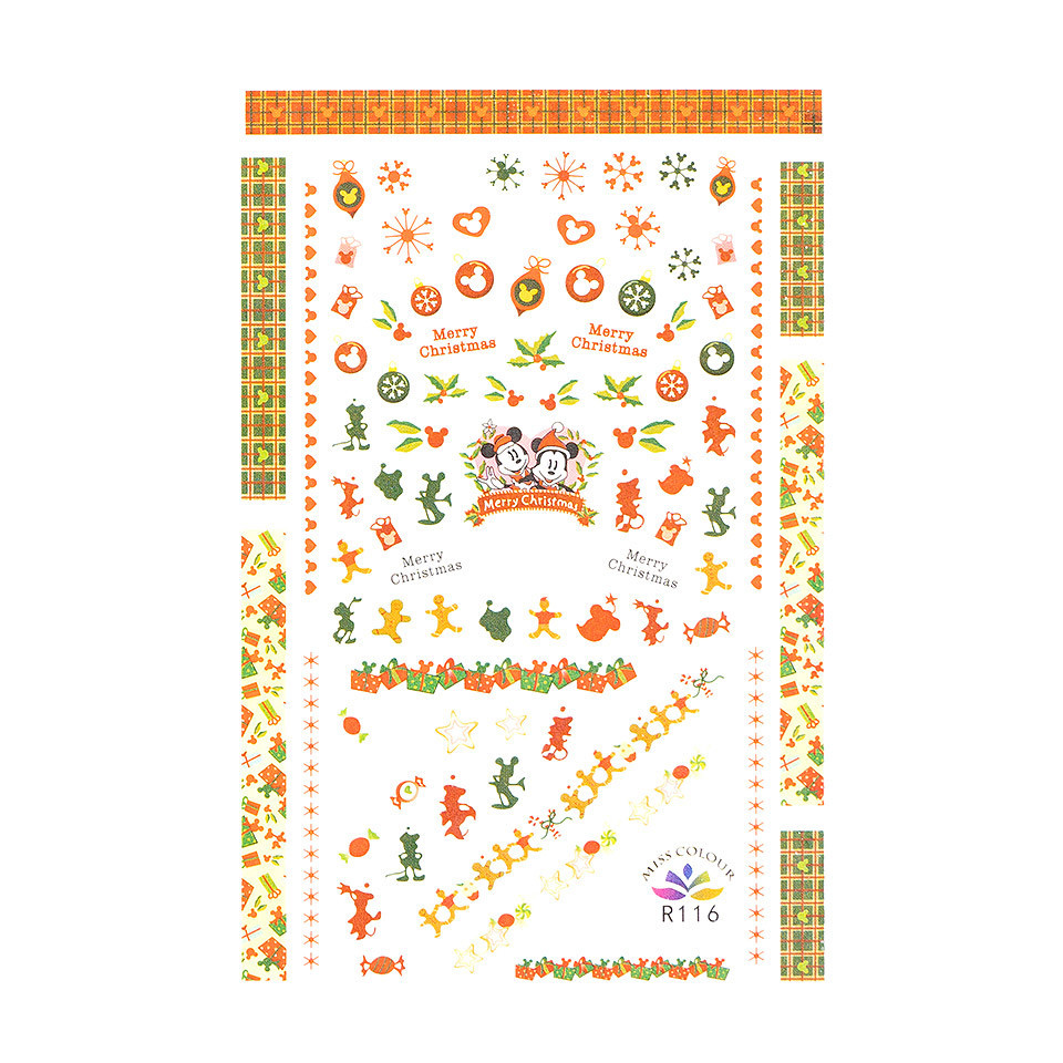 Abtibild unghii sensopro milano, christmas cartoon r116