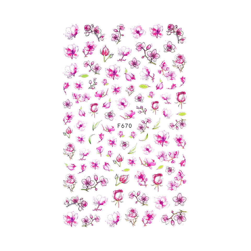 Abtibild unghii sensopro milano, flower avenue f670