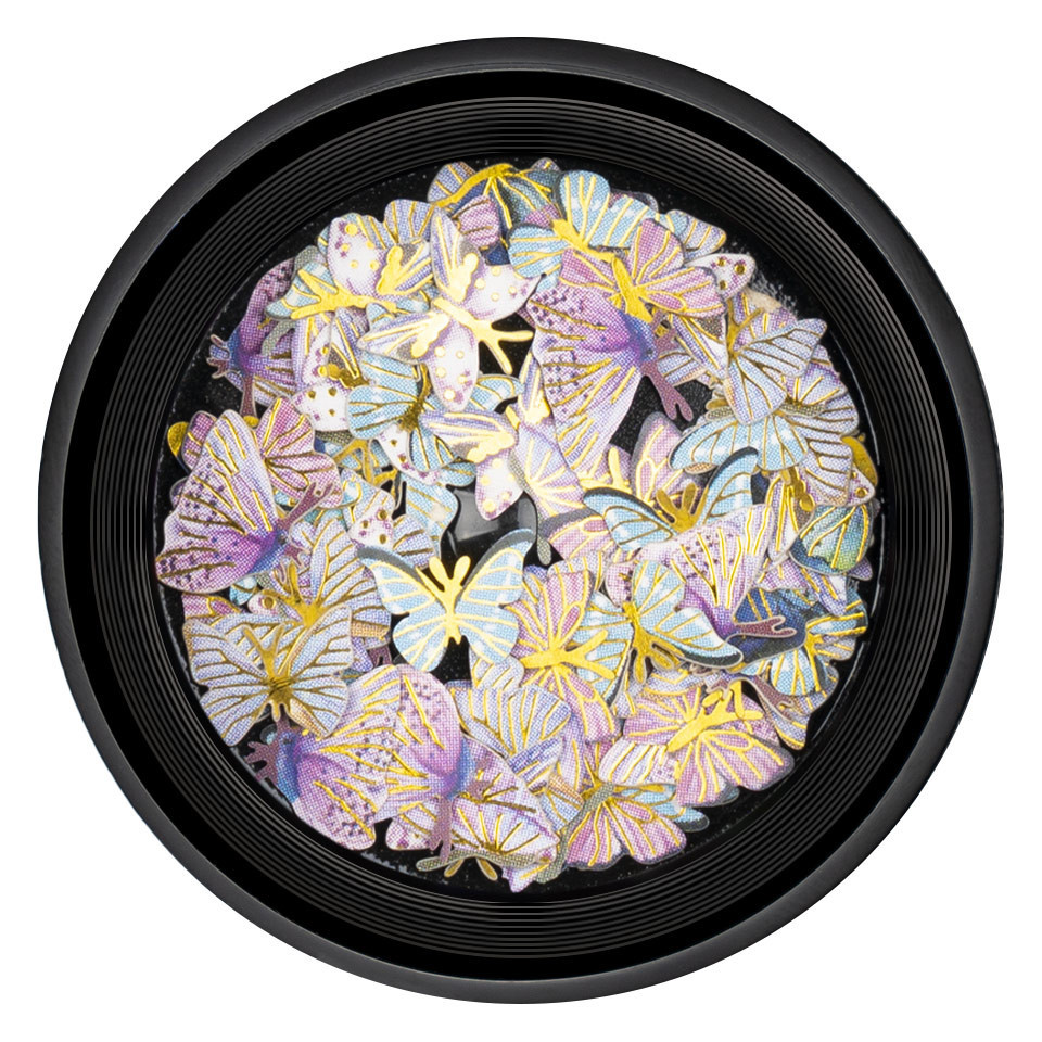 Decoratiuni unghii nail art luxorise, butterfly sunrise